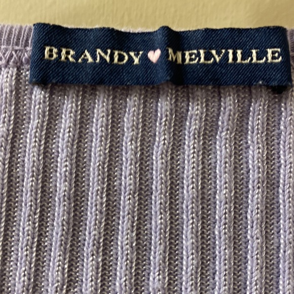 Brandy ❤️ Melville Long Sleeve Ribbed Top - Picture 2 of 4